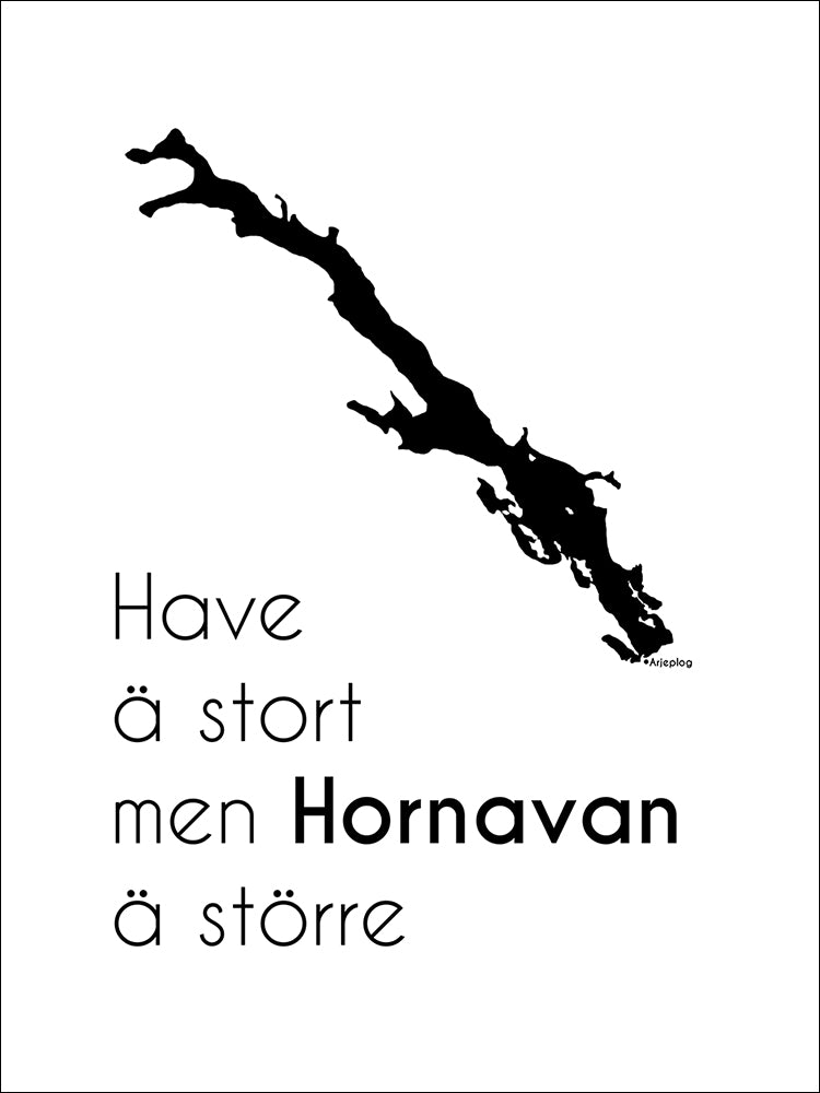 Poster Hornavan